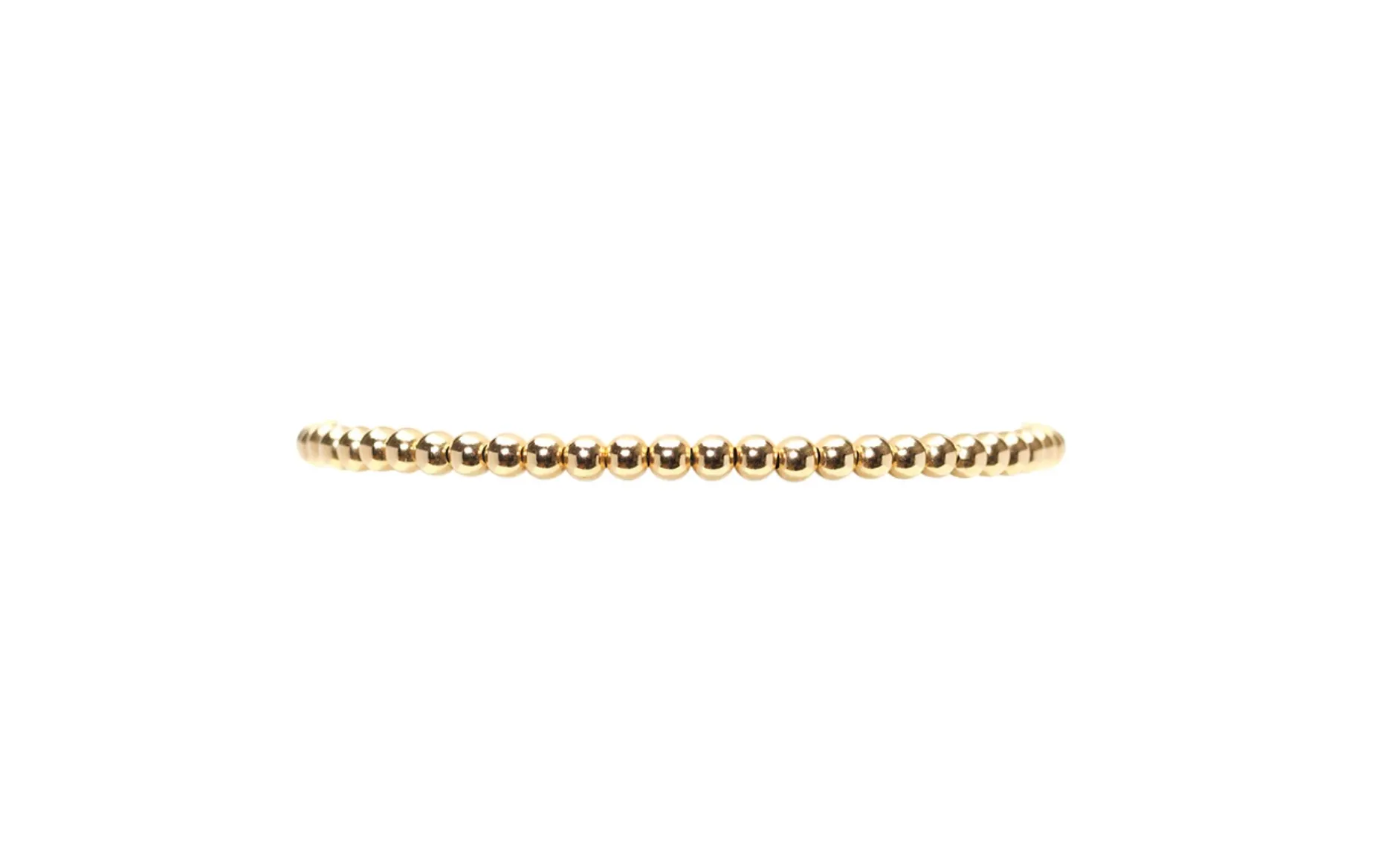 14K 3mm Yellow Gold Filled Bracelet