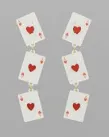 Ace Of Hearts Earrings