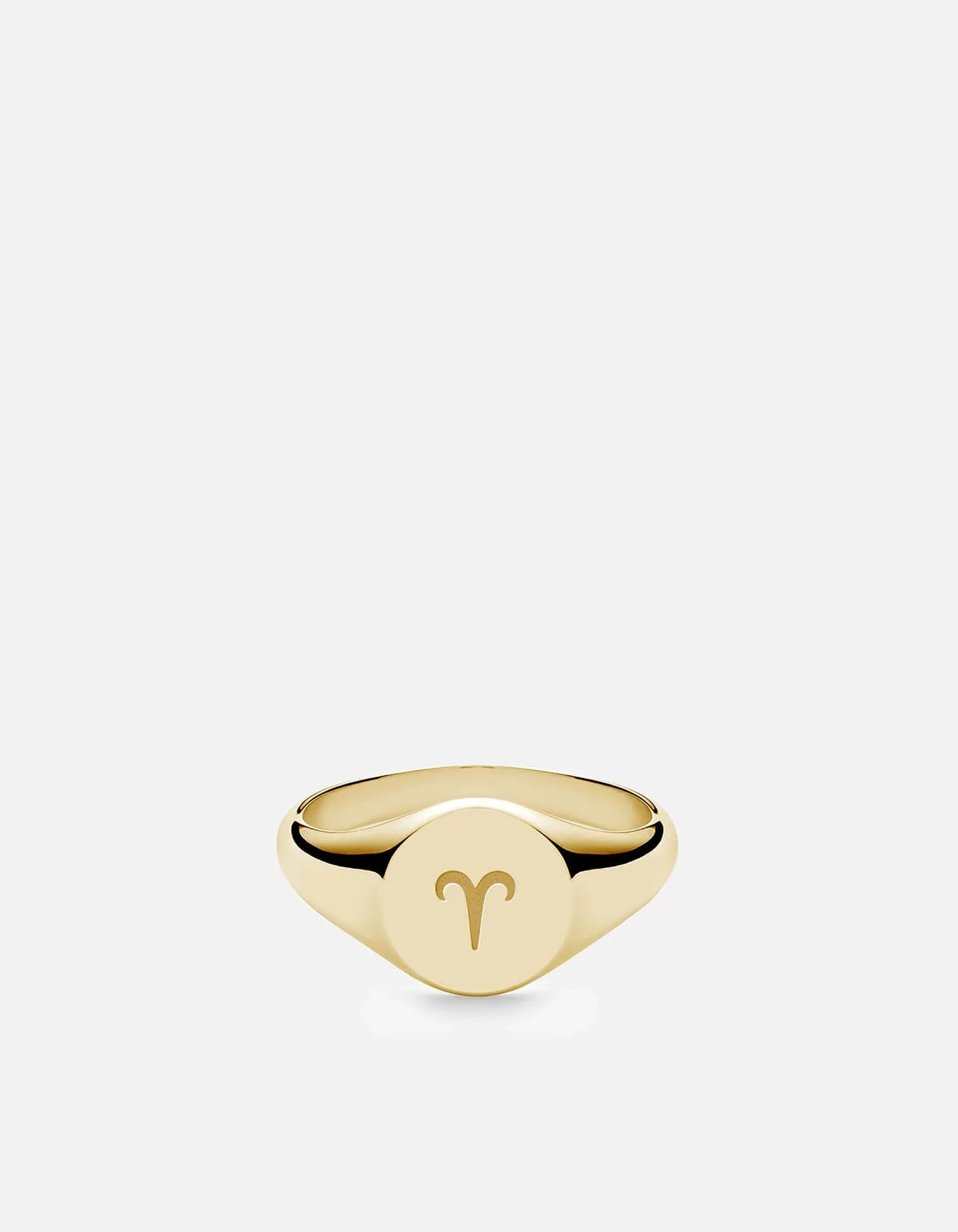 Astro Signet Ring, 14k Gold