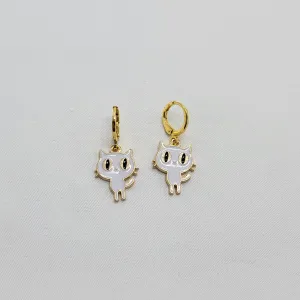 Cat Huggie Earrings