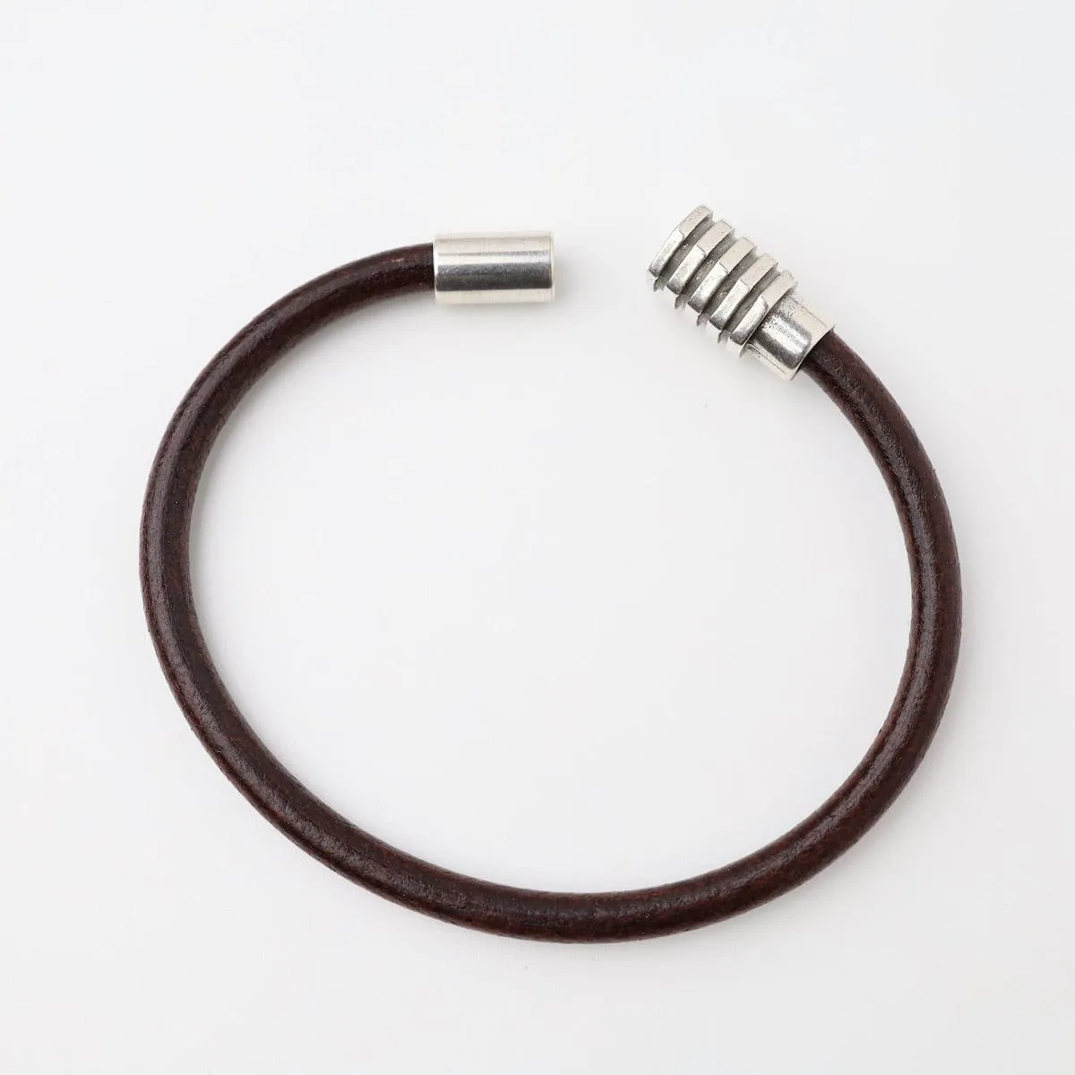 Classic Brown Leather Bracelet