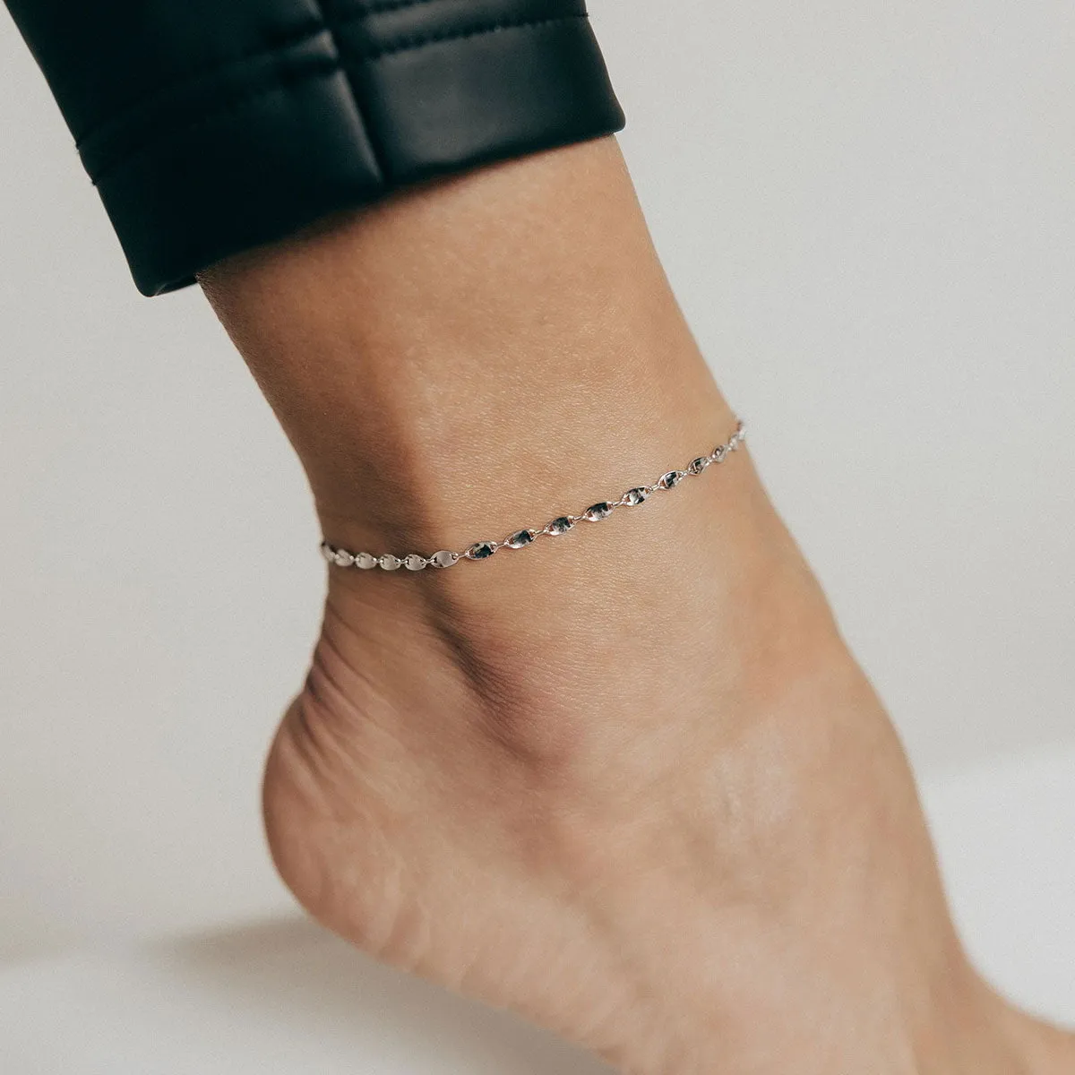 Confetti Anklet (Silver)