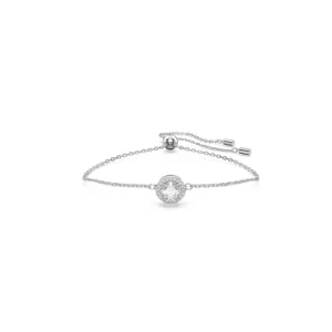 Constella Round Cut Pavé White Rhodium Plated Bracelet 5636266