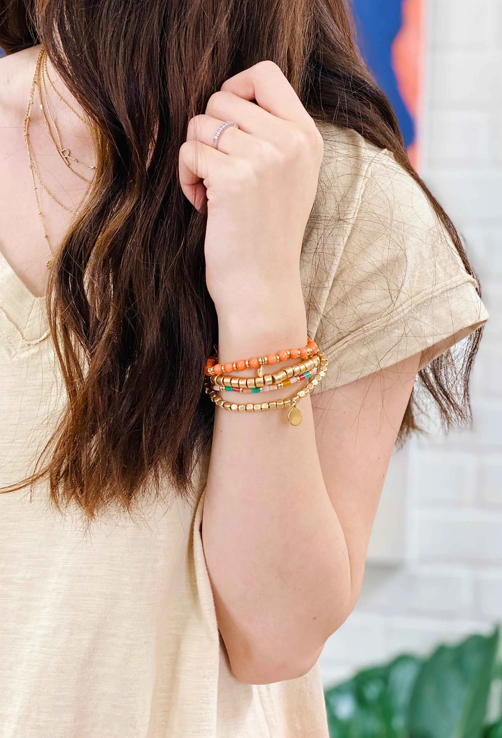 Coral Canyon Beaded Bracelet Set