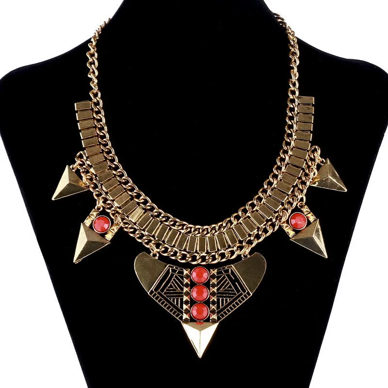 Fashion Vintage Choker Collares Necklaces & Pendants Black Element Statement Necklace Maxi Collier Necklace