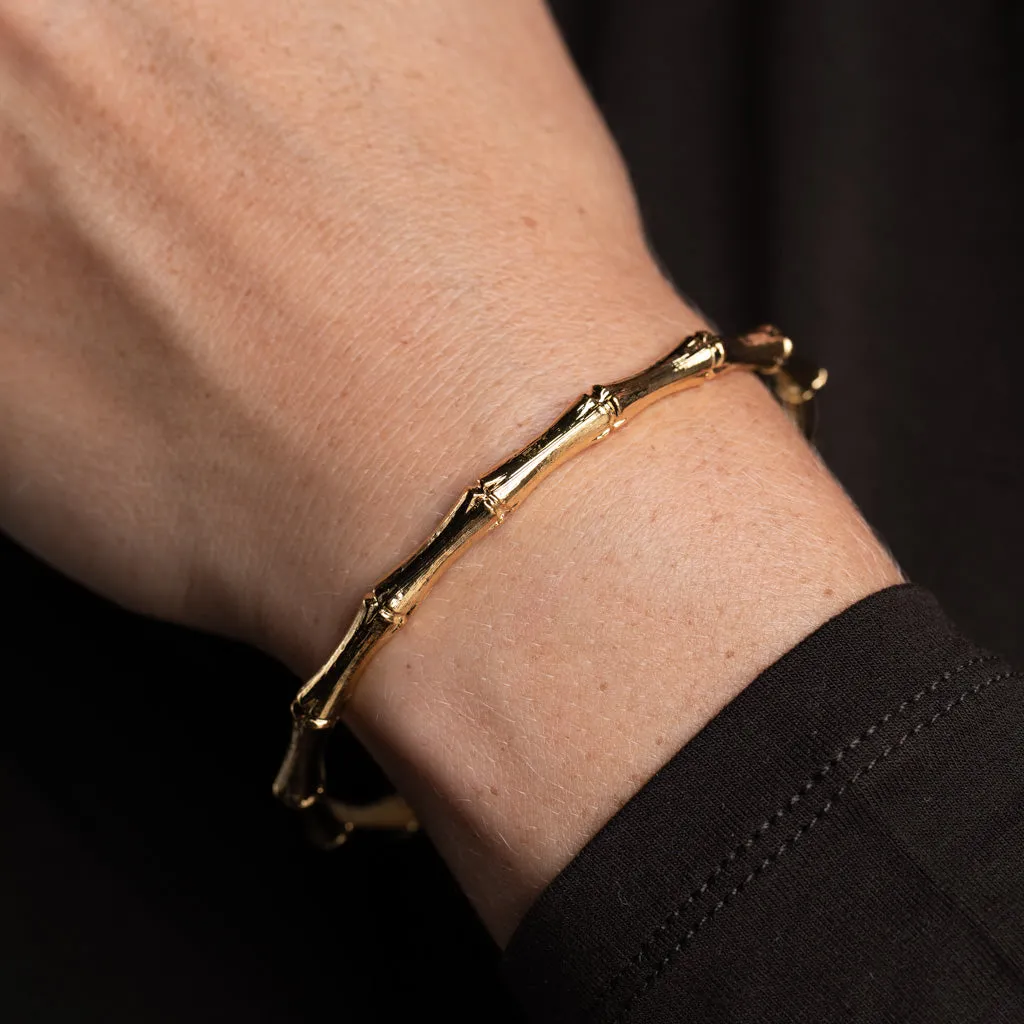 Gold Bamboo Bangle