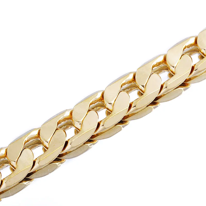 Gold Color Twisted Chain Necklace For Women