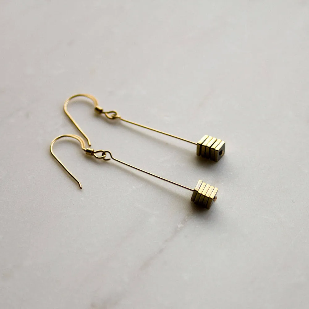 Gold Drop Earrings