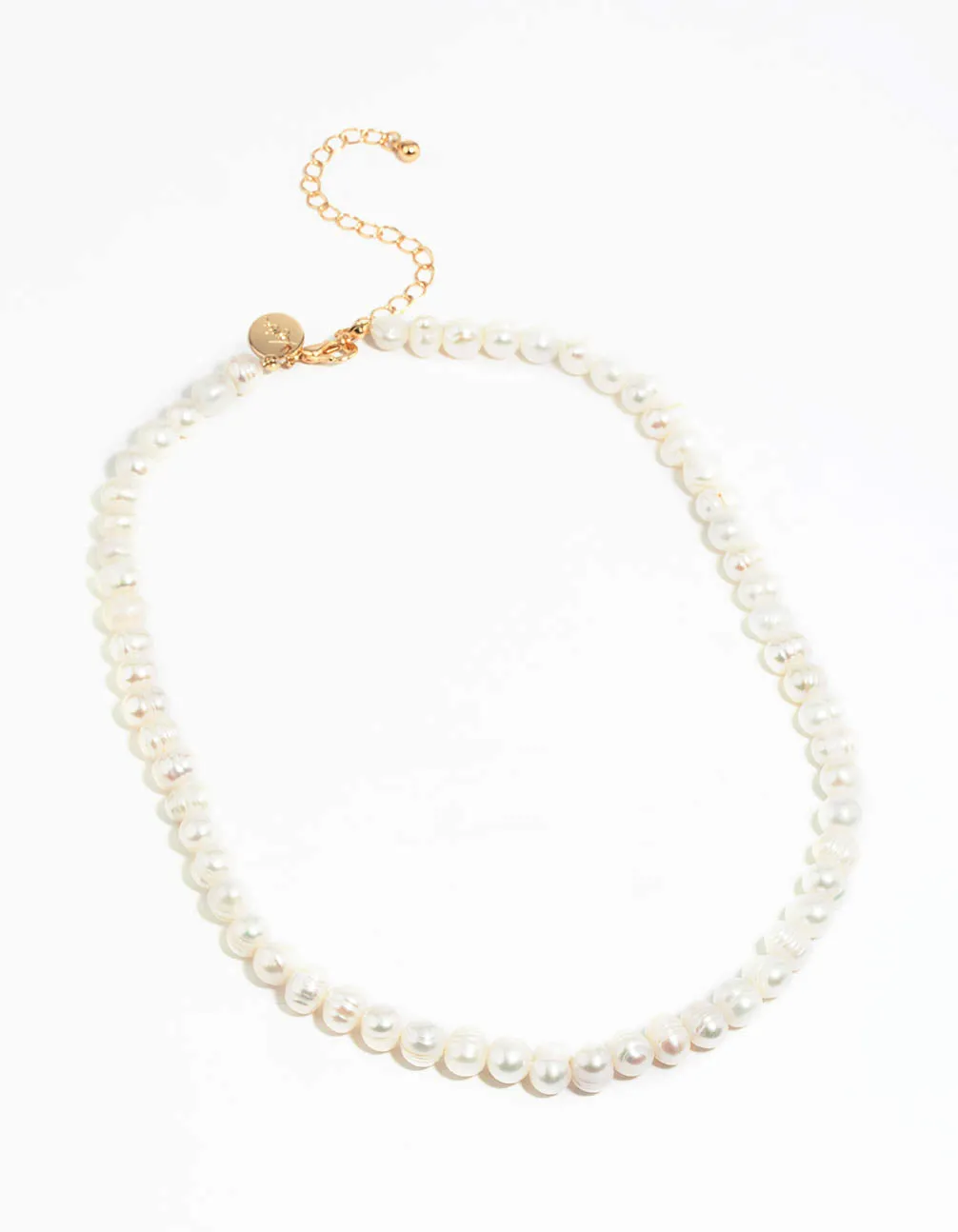 Gold Freshwater Pearl Layered Necklace