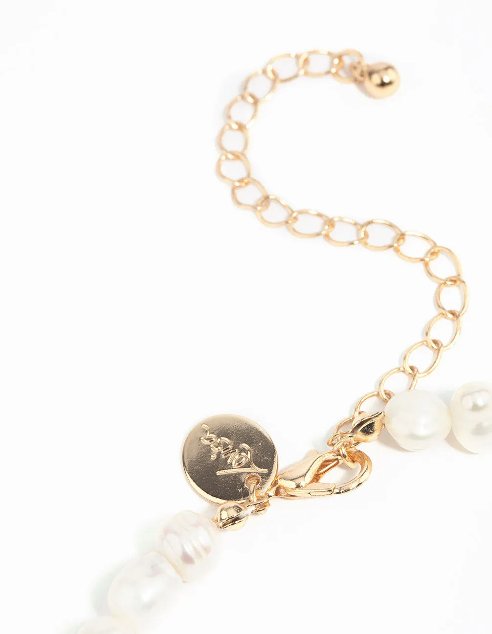 Gold Freshwater Pearl Layered Necklace