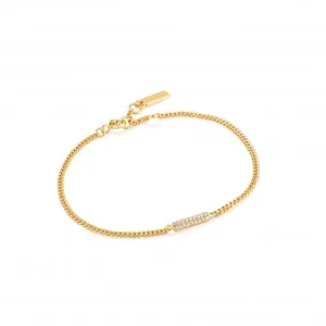 Gold Glam Bar Bracelet B037-02G