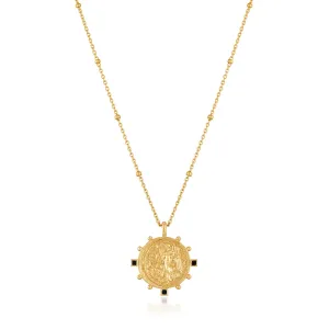 Gold Victory Goddess Necklace