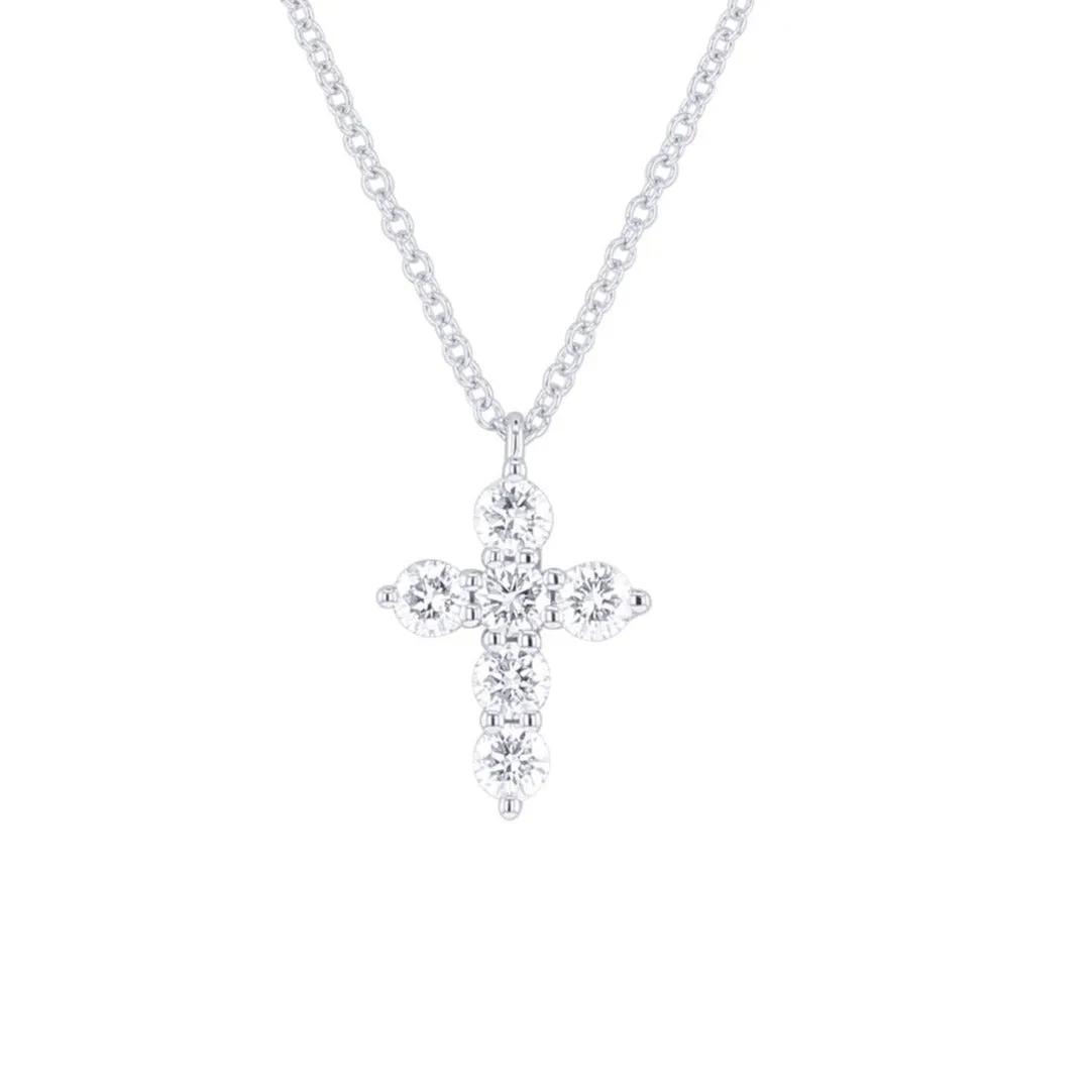 Holy Diamond Cross Necklace 1/2ct