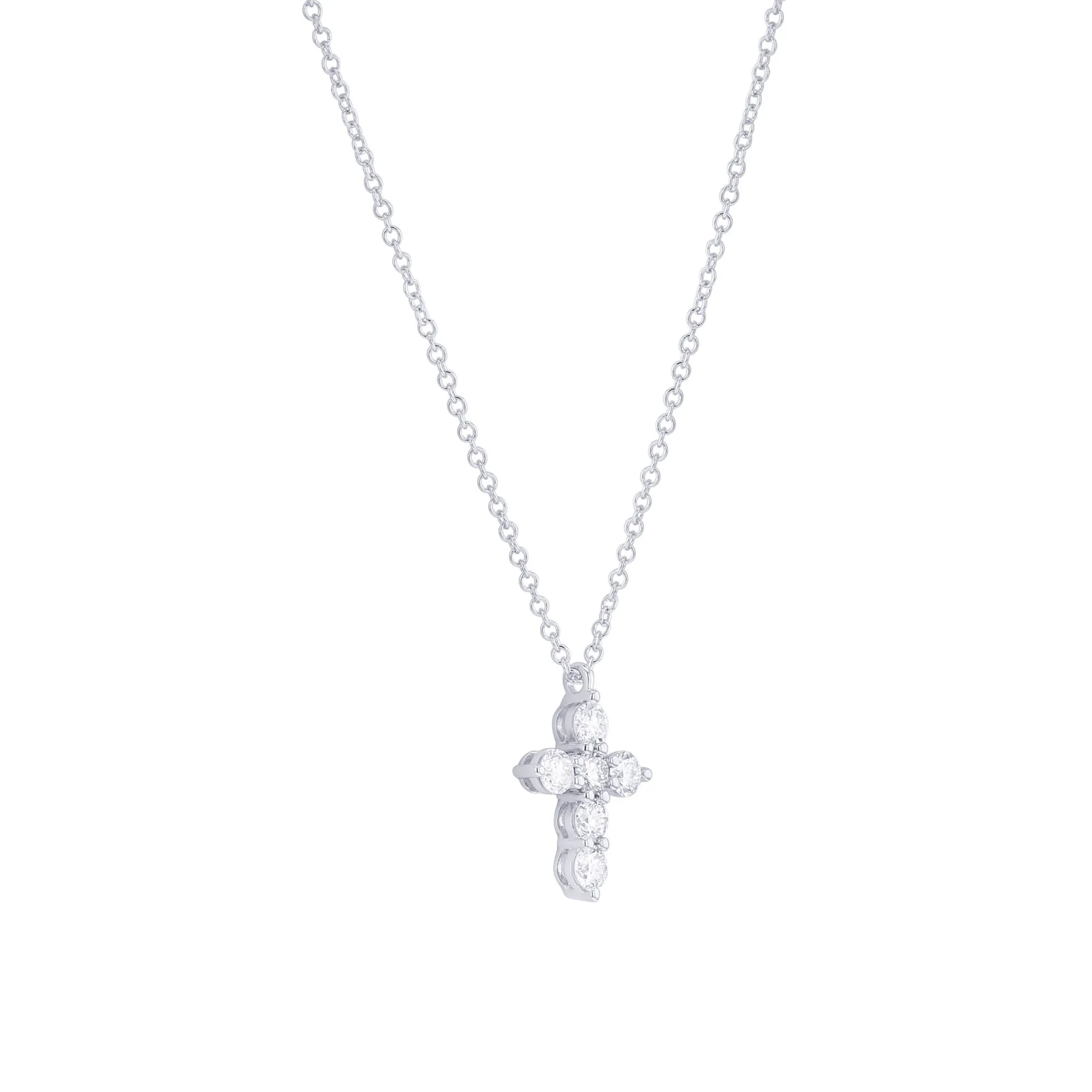 Holy Diamond Cross Necklace 1/2ct