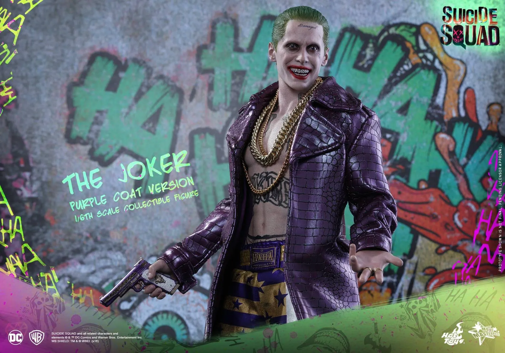 Hot Toys – MMS382 – Suicide Squad –  The Joker (Purple Coat Version)