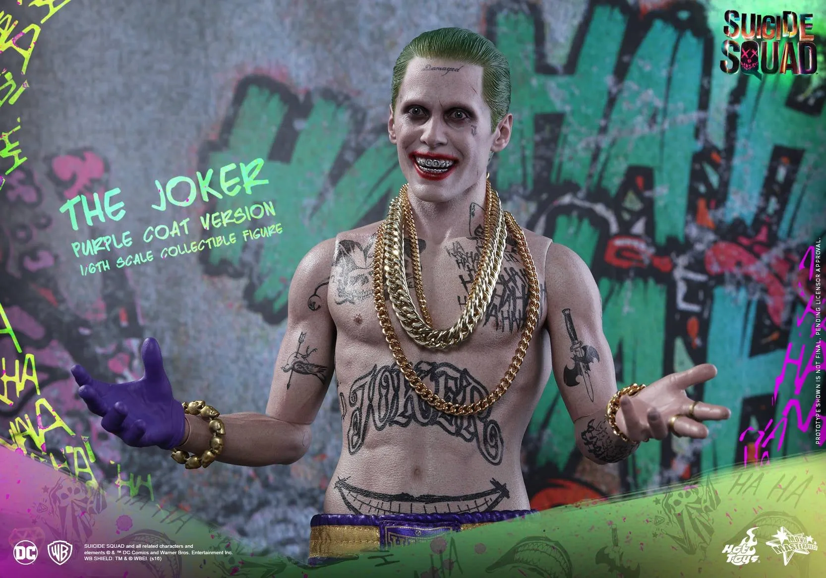 Hot Toys – MMS382 – Suicide Squad –  The Joker (Purple Coat Version)