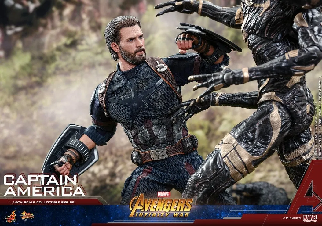 Hot Toys - MMS480 - Avengers: Infinity War - 1/6th scale Captain America Collectible Figure