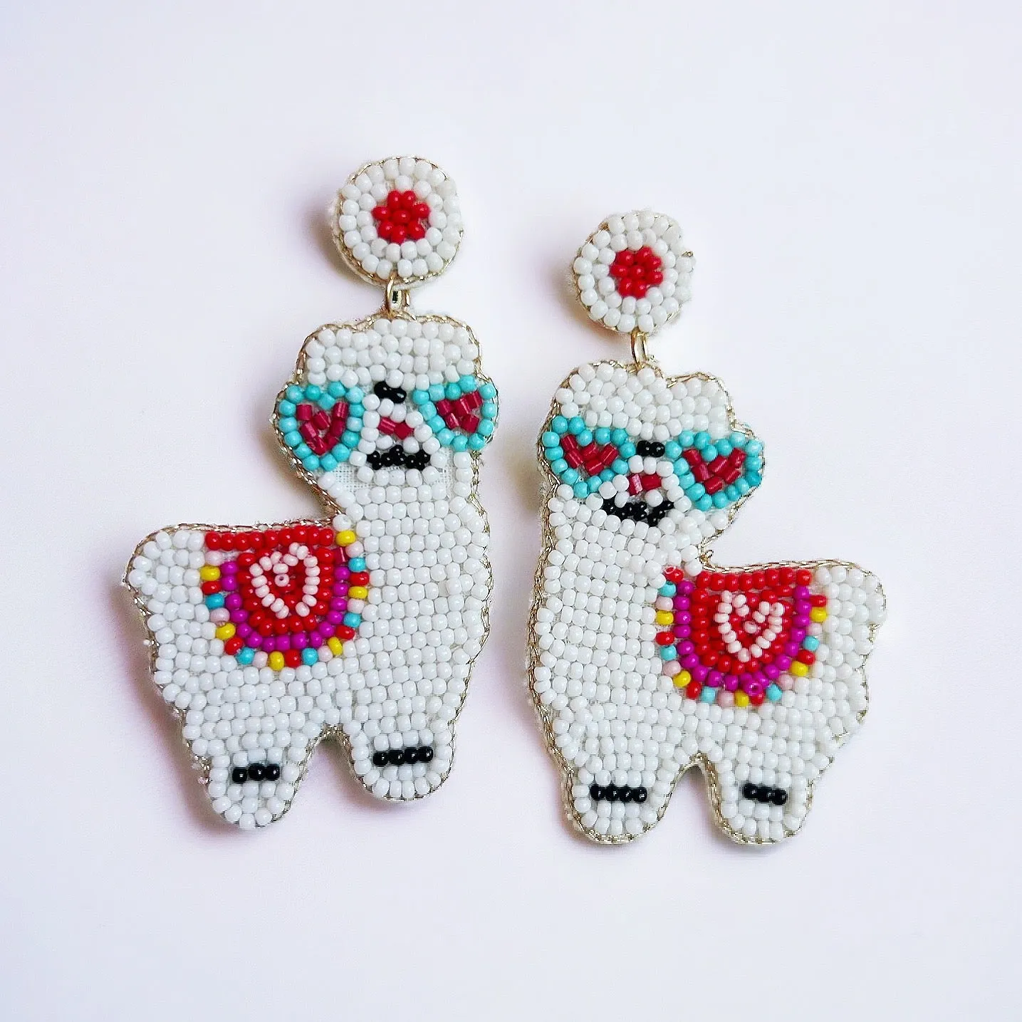 Lhama Beaded Earrings