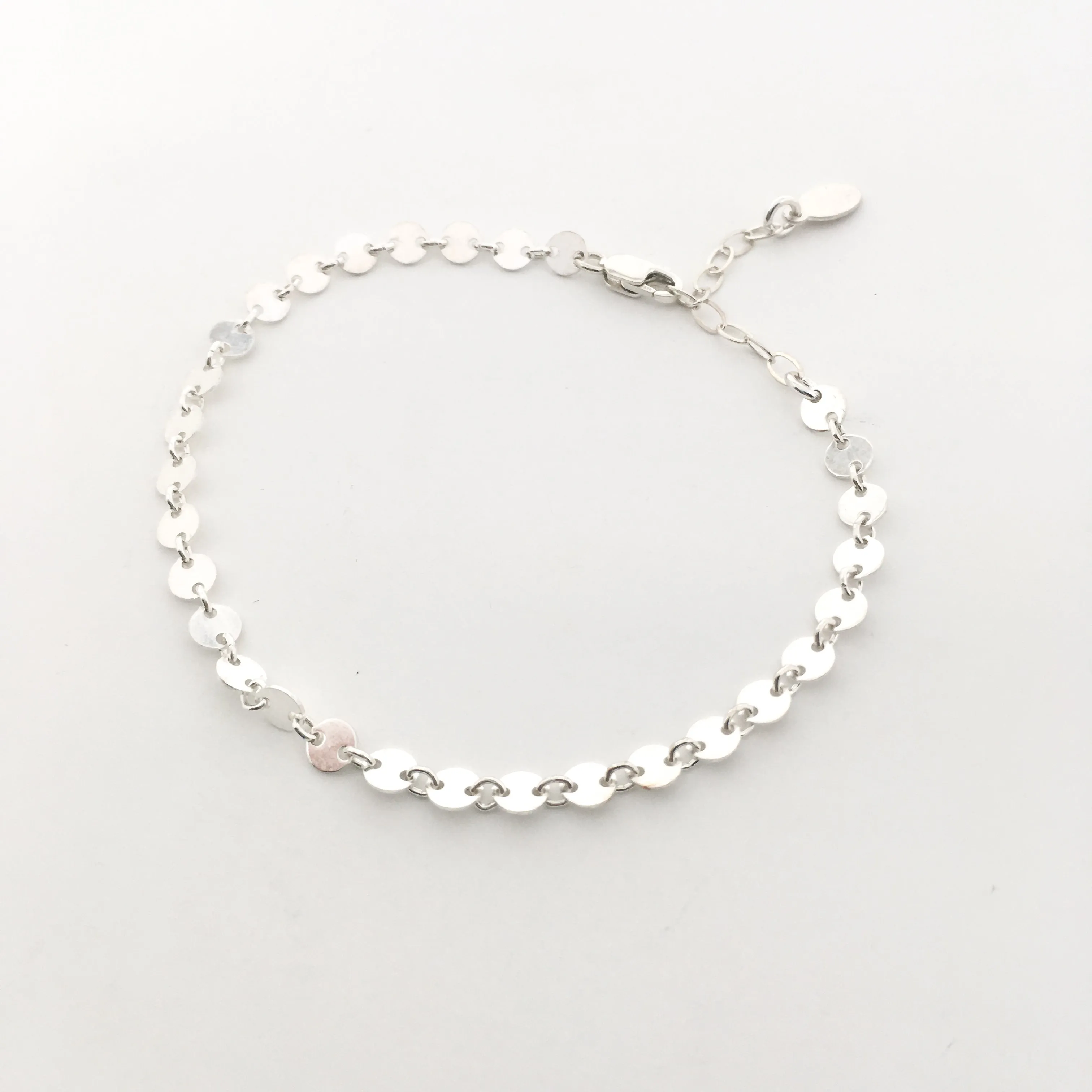 Luna Disc Chain Anklet