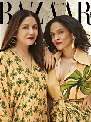 Masaba Gupta Wearing Gavi Spicule Earrings In Gold Finish