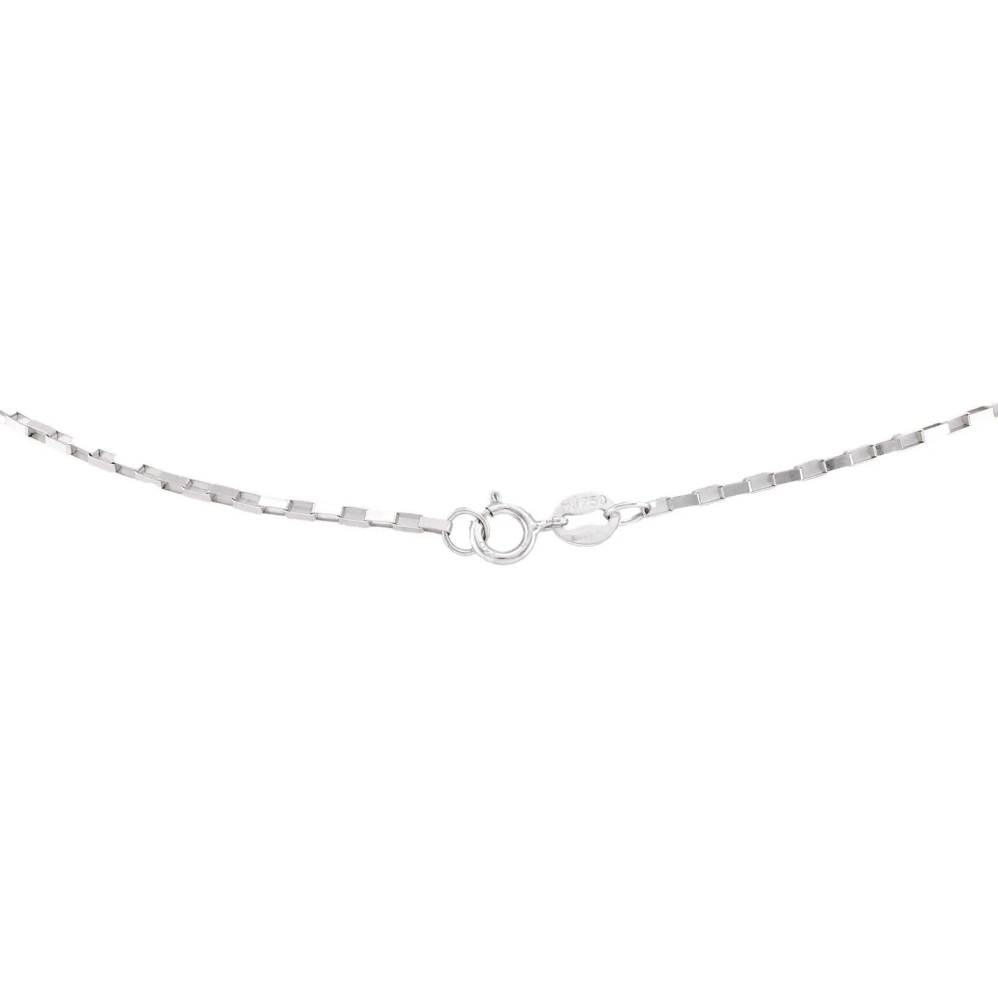 Modern Diamond Platinum Flower Necklace