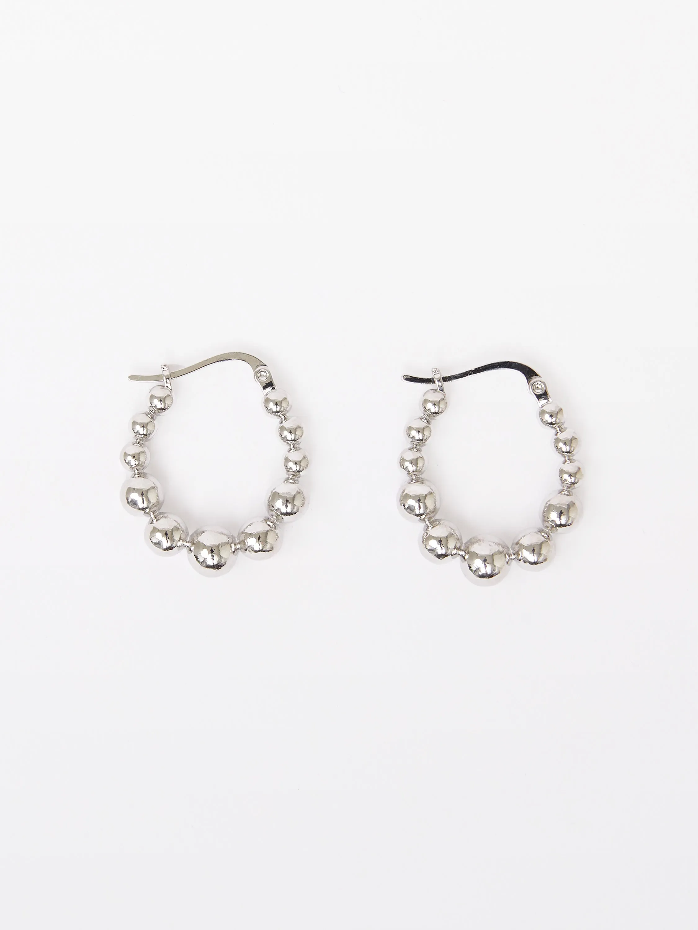 Multi Ball Hoop Earrings