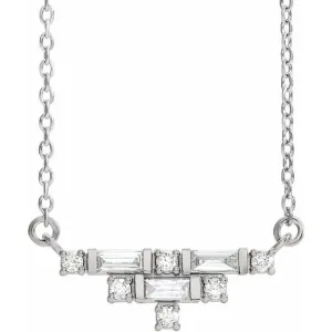 Nouveau Diamond Deco Necklace