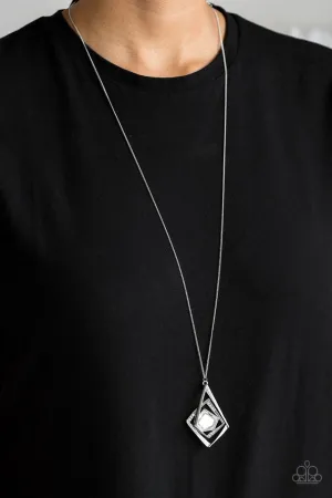 Paparazzi Necklace ~ A MODERN Citizen - White