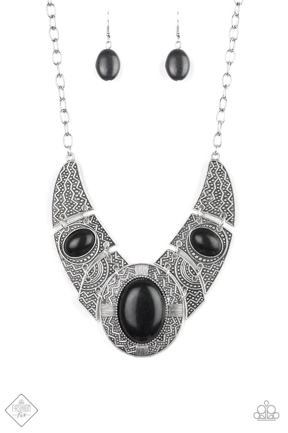 Paparazzi Necklace ~ Leave Your LANDMARK  - Black