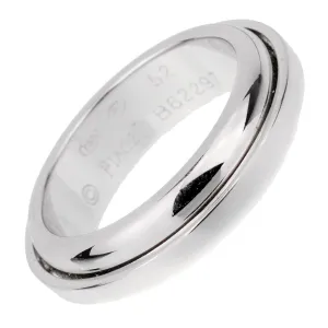 Piaget Possession White Gold Band Ring Sz 6