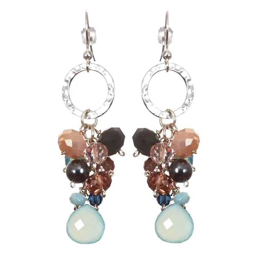 Playful Gems Dangle Earrings