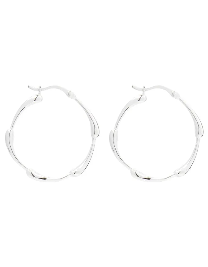 Pool of Tears Hoop Earring