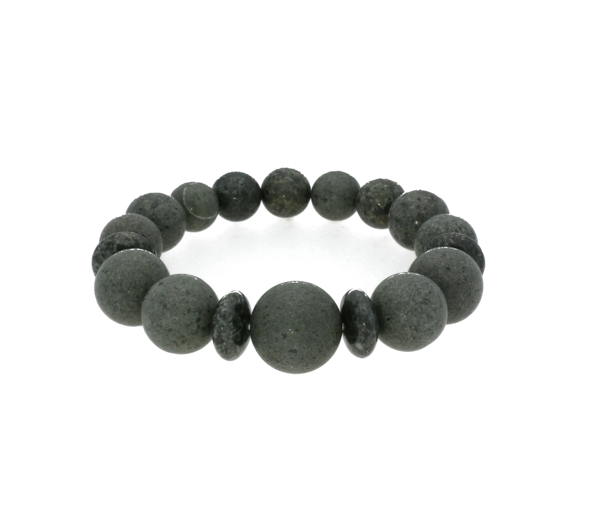 Preseli Bluestone Bracelet Stretch Graduating Bead