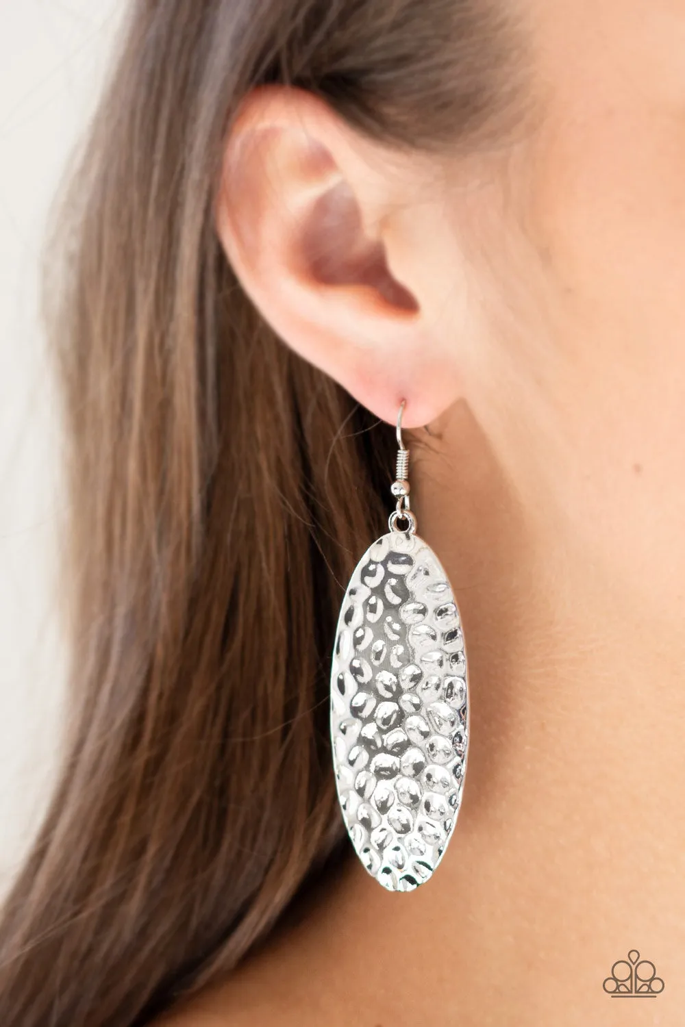 Radiantly Radiant Silver-Earrings