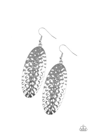 Radiantly Radiant Silver-Earrings