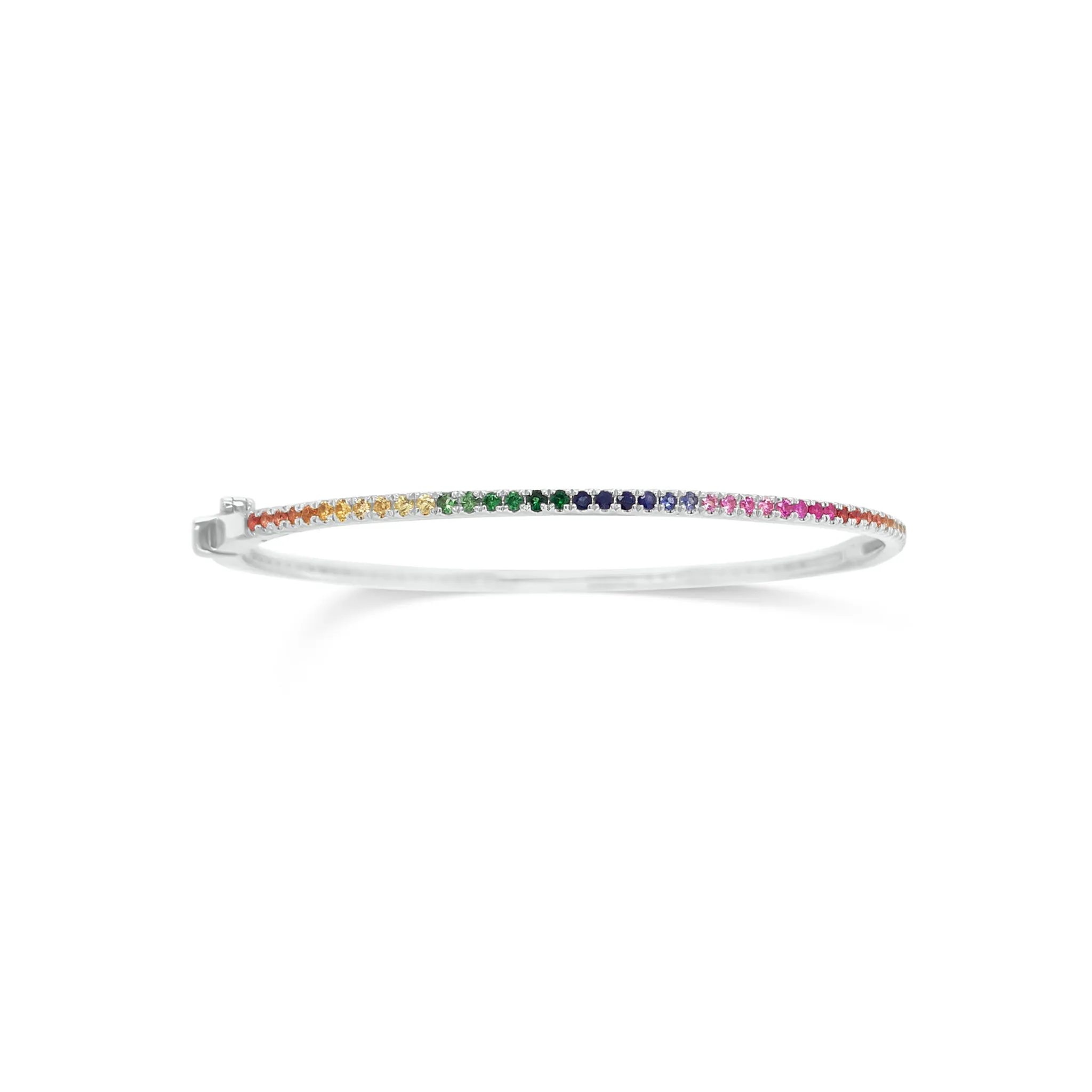 Rainbow Gemstone Bangle