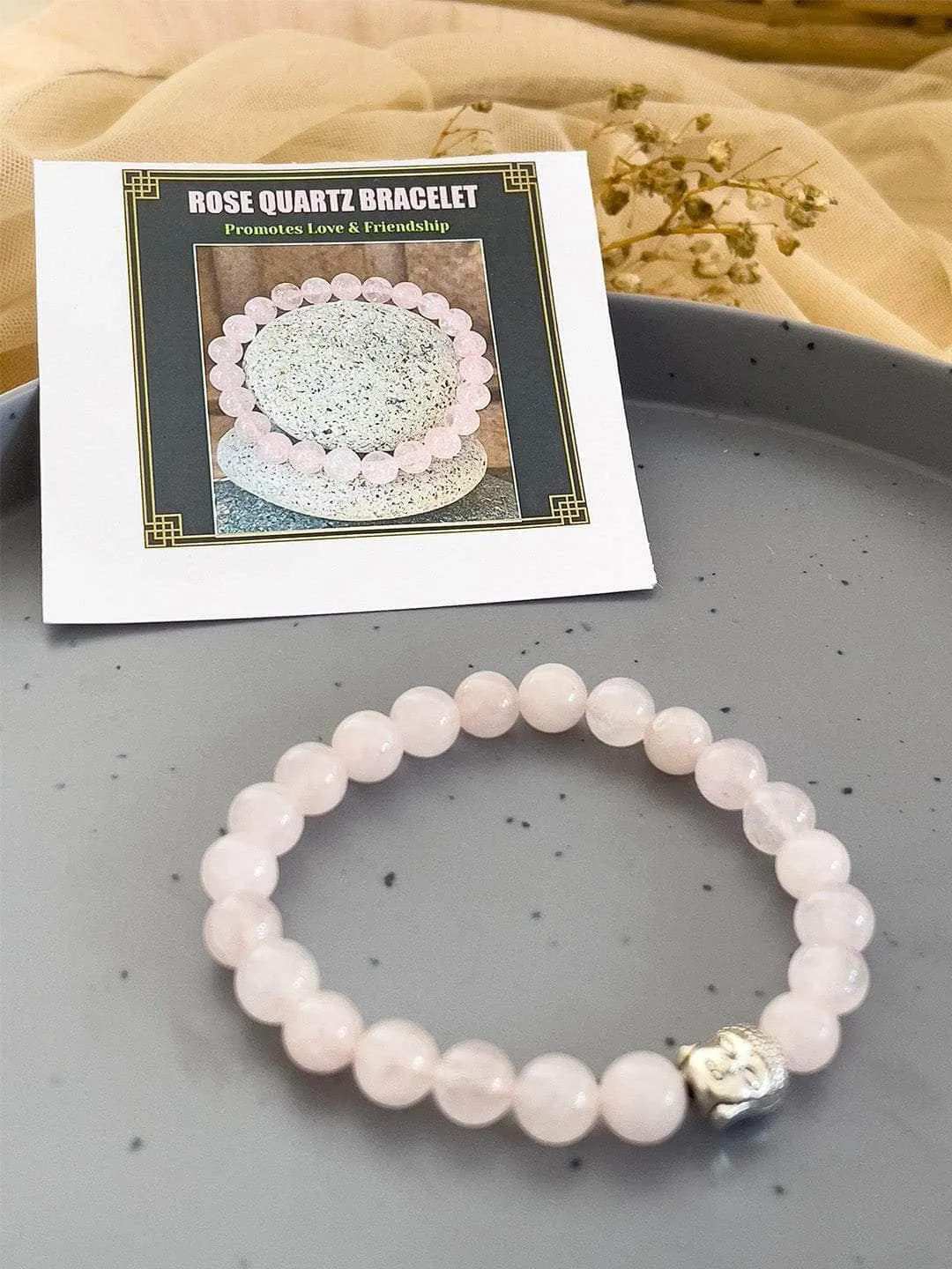 Rose Quartz Gemstone Bracelet