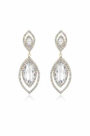 Timeless Crystal Dangle Earrings