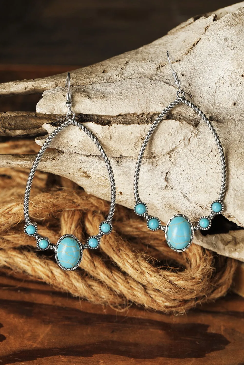 Vintage Turquoise Hook Earrings | PRE ORDER